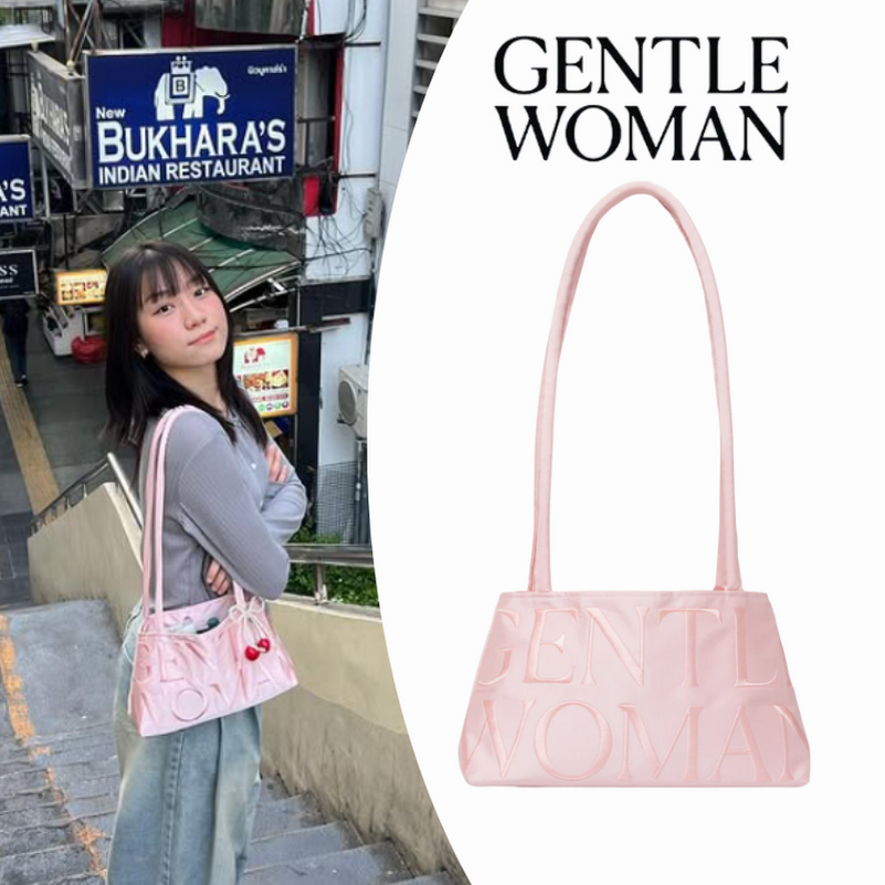 ✅พร้อมส่งทุกสี✅🔖Gentlewoman BALLERINA BAG 【POINTE PINK】กระเป๋านักบัลเล่ย์ สะพายไหล่ กระเป๋าผ้า