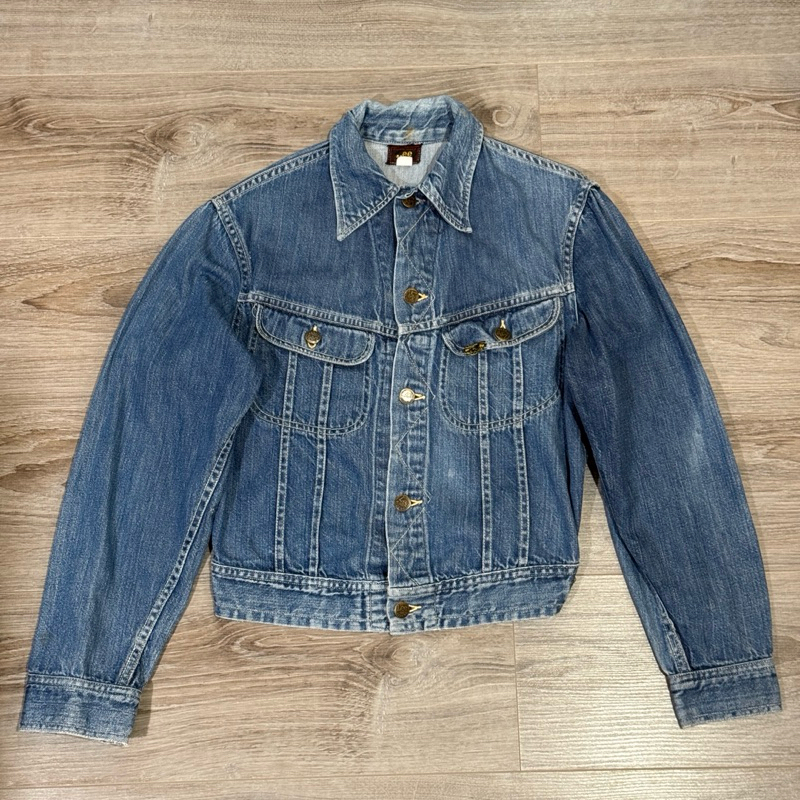 เสื้อแจ็คเก็ตยีนส์ LEE 101J denim “Riders” jacket “Union Made” “Sanforized” size Y16