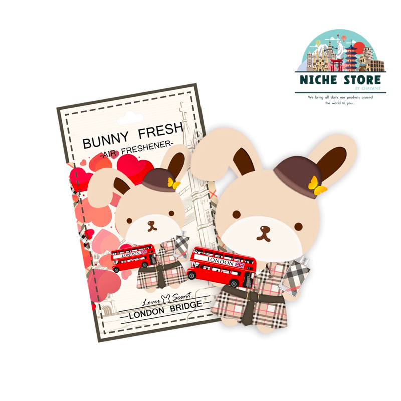 Bunny Fresh แผ่นน้ำหอมปรับอากาศ - London Bridge