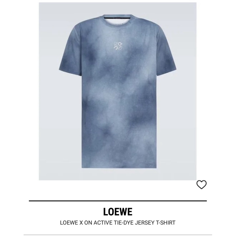 LOEWE_X_ON_ACTIVE_TIE_DYE_JERSEY_Tshirst_SizeL