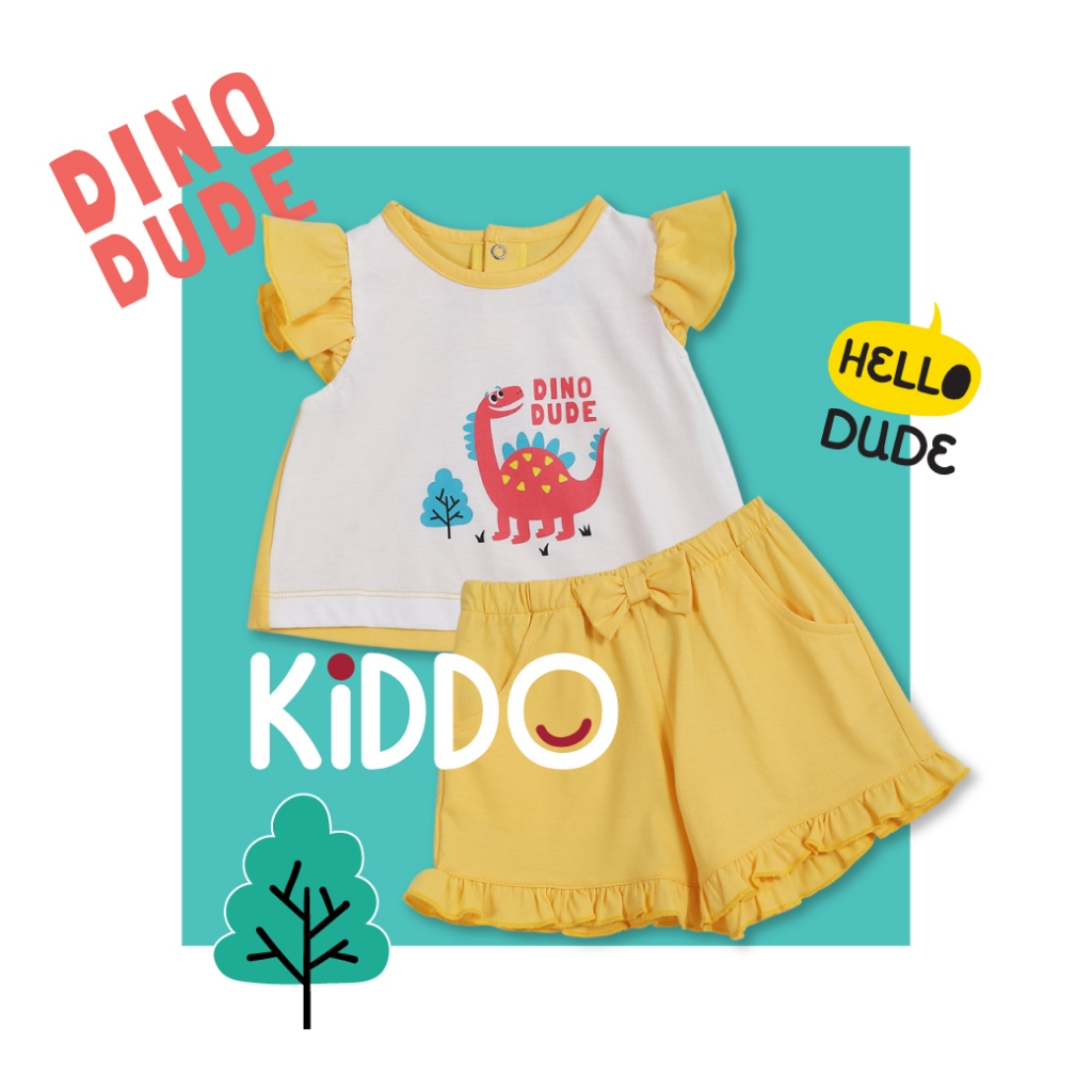 ENFANT (อองฟองต์) BSC KIDDO by Enfant ชุดเสื้อแขนสั้น+กางเกงขาสั้น สำหรับเด็ก 6-12 เดือน คอลเล็กชั่น