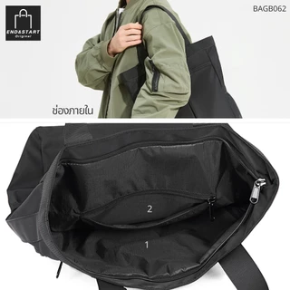 BAGB062 กระเป๋า Tote Bag แต่มาพร้อมฟังก์ชั่นจัดเต็ม ดีไชน์ทันสมัย ขนาดที่ลงตัว เนื้อผ้ากันน้ำซึมผ่าน