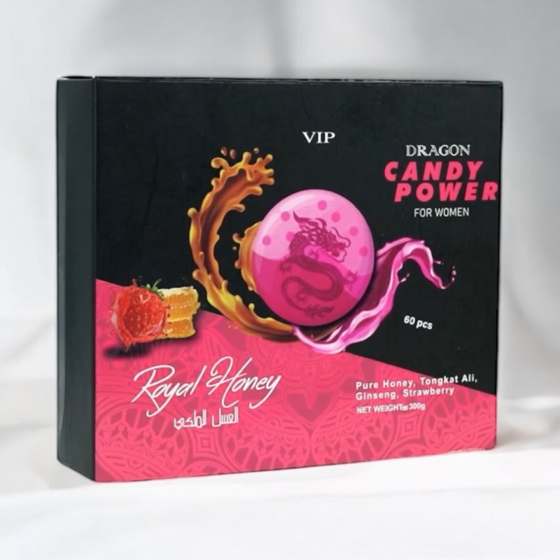 strawberry  dragon candy p0wer for her VIP 60 piece per box