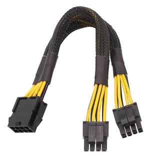 สายพ่วง สาย Y CPU 8pin เป็น 2*8pin (4+4) / 8pin เป็น 8pin+4pin