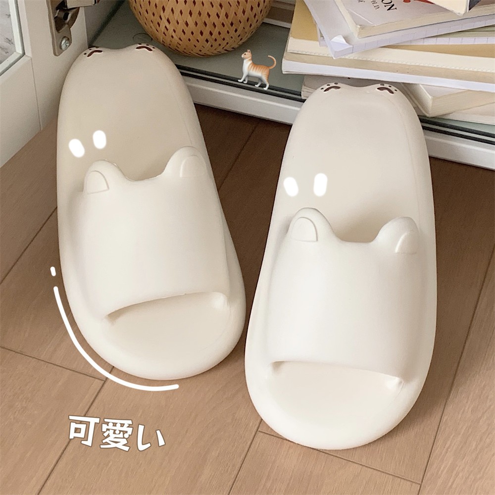 Xixitiao รองเท้าใส่ในบ้าน PVC รองเท้าแตะที่น่าสนใจ รองเท้ากันลื่นและสวมใส่สบาย รองเท้าสำหรับใช้ภายในและนอกบ้าน