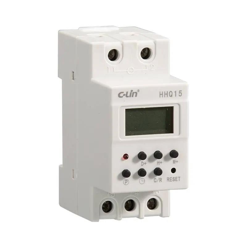 HHQ15 (DHC15) Weekly Timer 1min-168h (16sets/day) Build-in Li battery 220VAC ″C-LIN″