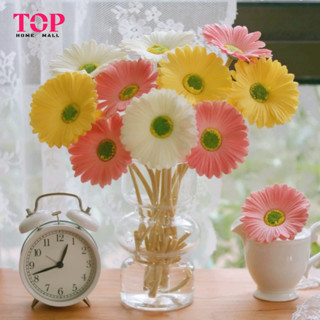 เยอบีร่าปลอม ดอกไม้ปลอม ดอกไม้ประดิษฐ์ ดูสมจริง โฟมPU ถ่ายรู…