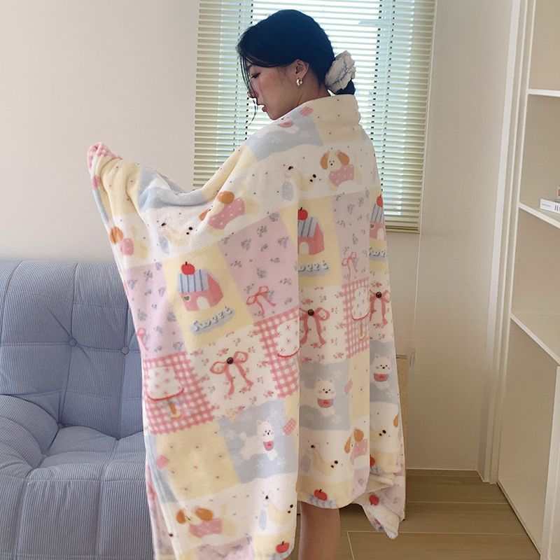 NEW✨ผ้าห่ม ผ้าห่มนาโน 3ฟุต 5ฟุต 6ฟุต นุ่มฟู แบบหนาลายการ์ตูนผืนใหญ่เครื่องนอน โซฟา