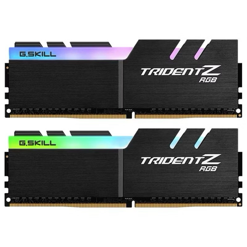 แรม RAM DDR4/3200 64GB G.SKILL TRIDENT Z RGB (32GBx2) 64GB BUS3200 ประกัน LT