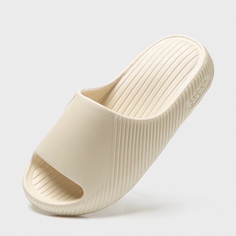 Beus รุ่น 5002 รองเท้าลำลแงผู้ชายและผู้หญิง รองเท้าแตะสวมหน้าแคบ ลายอุ้งเท้าแมว สีสวย น้ำหนักเบา พื้