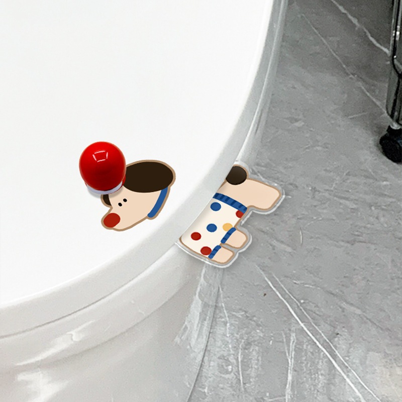 🏷️[Home]  ที่ยกฝาชักโครก เปิด-ปิดฝาชักโครก handle toilet  Kachshund ที่ดึงชักโครก ที่กดชักโครก สะดวก น่ารักอะคริลิค รูปที่ 4