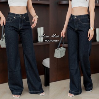 (SALE) JH2889# กางเกงยีนส์ทรงกระบอก