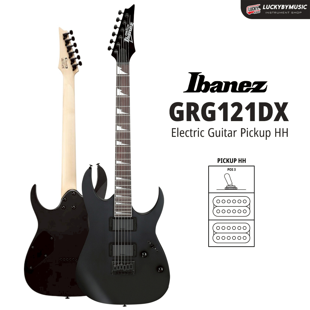 [โค้ดลด2000.-🔥] IBANEZ กีตาร์ไฟฟ้า GRG121DX ปิ๊กอัพ Humbucker แบบเซรามิก เสียงดุดัน ร็อคเมทัล น้ำหนั