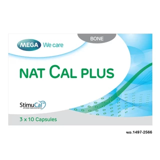 Mega Nat Cal Plus 30S เมก้า แนท แคล พลัส 30 เม็ด