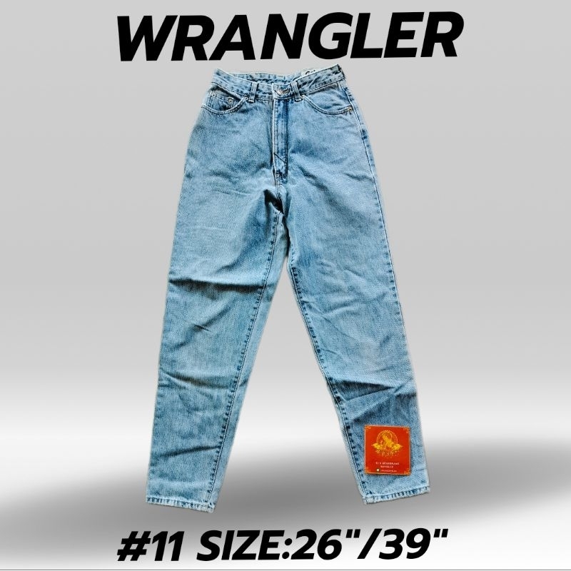 กางเกงยีนส์wranglerมือสองญี่ปุ่นแท้#11