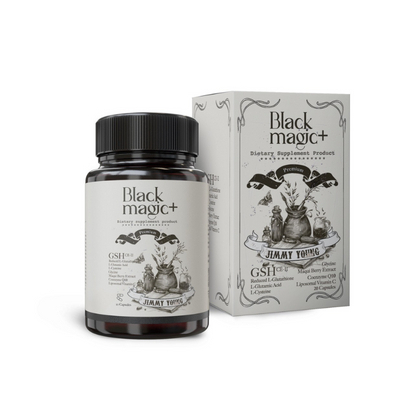 สูตรใหม่ กลูต้าแบล็คเมจิก Black Magic GSH CE-II (1 กระปุก มี 20 แคปซูล)