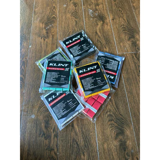 (pack 8 อัน) กริปพันด้ามไม้แบด รุ่น Klint KG1000 เหนียวนุ่มหนึบ ซึบซับเหงื่อ ไม่มีกลิ่นเหงื่อติดไม้