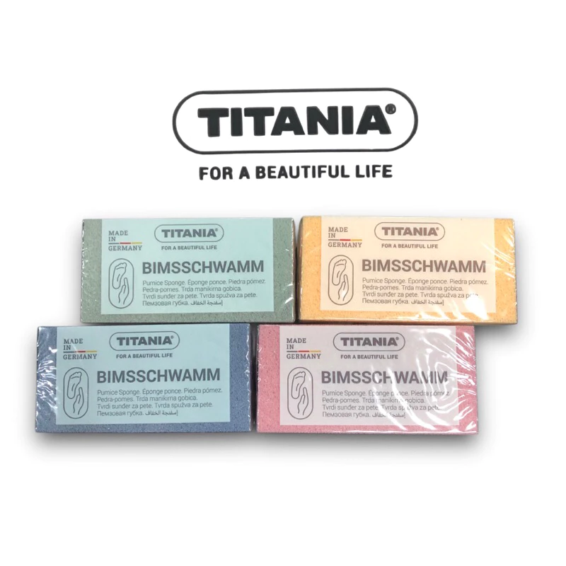 โฟมขัดส้นเท้า มือ TITANIA (แท้💯/ส่งไว) made in 🇩🇪 คละสี