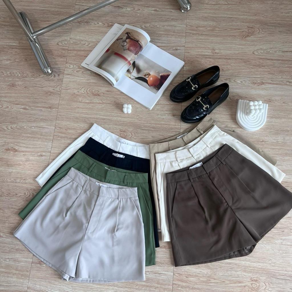 กางเกงผ้า Nammon Jeans B70-B76 กางเกงผ้าขาสั้น