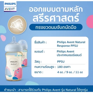 Philips Avent ขวดนมพร้อมจุกนม ระบายอากาศ Airfree Vent