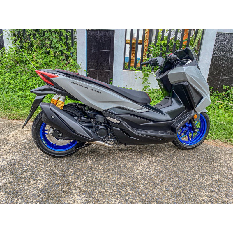 เบาะฟอซ่า350 ทรงปาดเรียบ หนังแฟชั่น