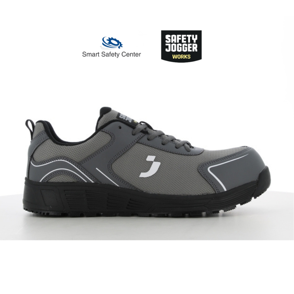 [ลิขสิทธิ์แท้ รับประกัน3เดือน] รองเท้าเซฟตี้ Safety Jogger รุ่น AAK S1P Low Grey