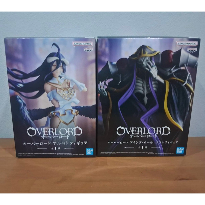 (มือ1/ของแท้) Overlord Ainz Ooal Gown & Albedo Figure โอเวอร์ลอร์ด ไอนซ์ & อัลเบโด้