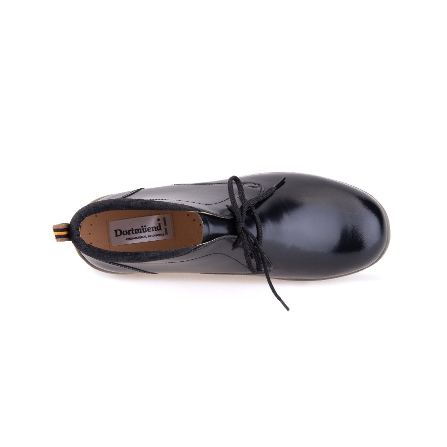 Dortmuend Chukka Boots JS881 093-000 Gloss Black รองเท้าสุขภาพ สำหรับผู้ที่ยืนและเดินนาน