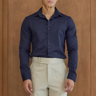 [Limited] เสื้อเชิ้ตทรง Slimfit ผ้ายับยาก เสริมบุคลิกให้ดูหล่อ - WDNSDAY Shirt