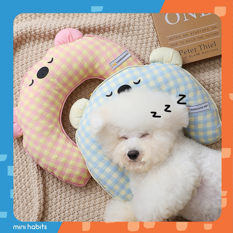 [🚚 พร้อมส่ง] หมอนสัตว์เลี้ยง ถอดปลอกได้ Lindy Plaid Pet Pillow หมอนรองคอแมว สัตว์เลี้ยง หมา