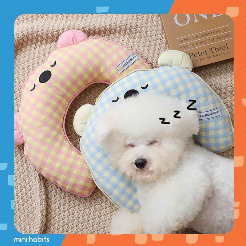 [🚚 พร้อมส่ง] หมอนสัตว์เลี้ยง ถอดปลอกได้ Lindy Plaid Pet Pillow หมอนรองคอแมว สัตว์เลี้ยง หมา