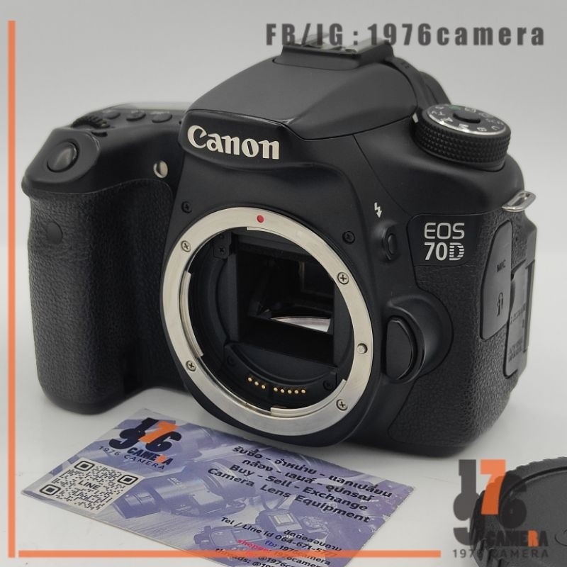 used canon eos 70d kit 18-55 stm  มือสอง ใช้งานปกติ