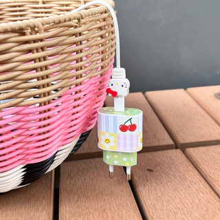 feelsogood 🍒🌼Charger Sticker typeC-สติ๊กเกอร์ติดสายชาร์จลายdaisy,cherry-