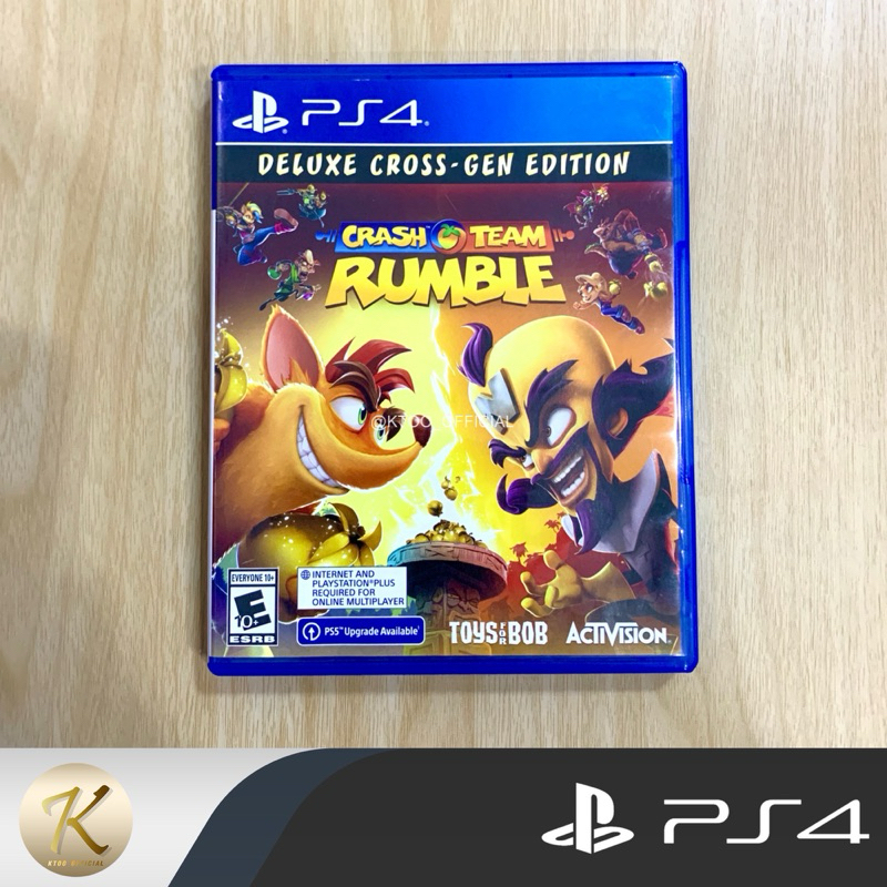 แผ่นเกมส์ PS4 : Crash Team RUMBLE - Deluxe Cross Gen Edition📍English (มือ2) สินค้าพร้อมจัดส่ง