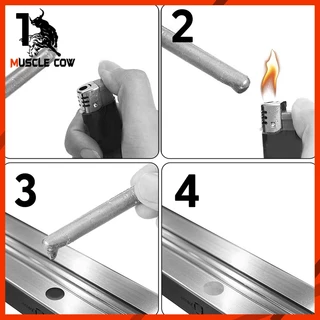 MUSCLE COW 15PCS ลวดเชื่อมอุณหภูมิต่ำ ใช้งานง่ายด้วยไฟแช็ก เชื่อมโลหะได้หลากหลาย เช่น ทองแดง เหล็ก อลูมิเนียม และสแตนเลส
