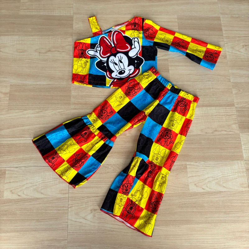 (Used like new!) Fourp’s house - ชุดเซ็ต minnie mouse ขาม้า / M (4y)