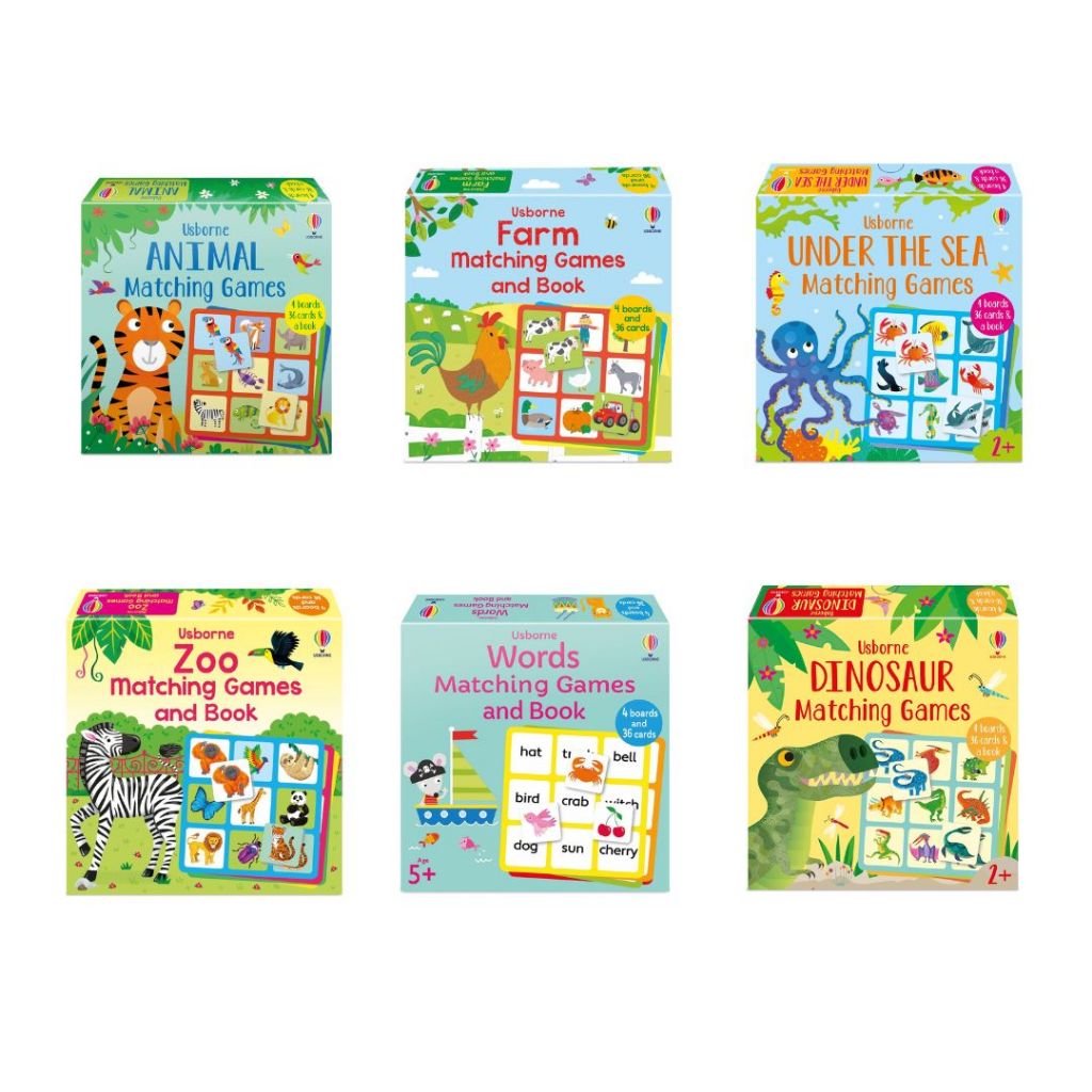 Usborne - Matching Games + Book Series