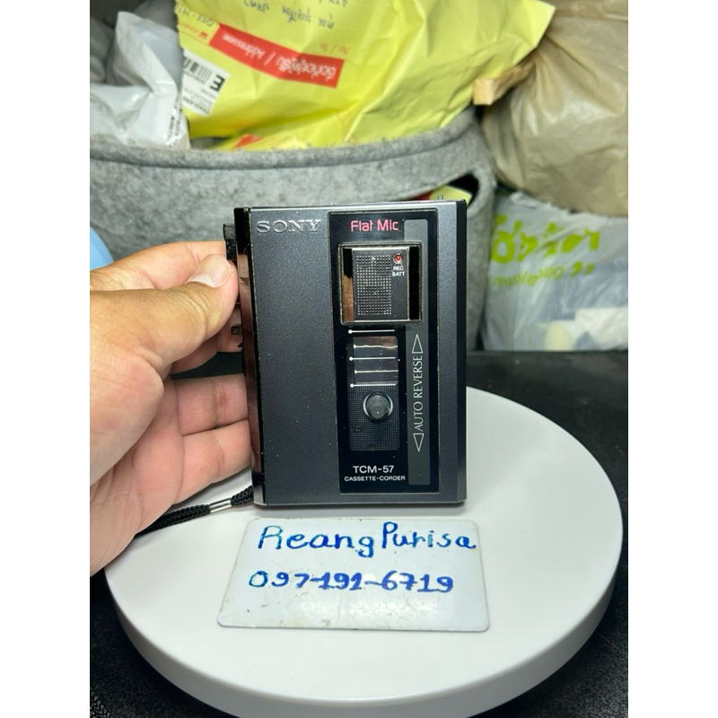 เครื่องเล่นเทปSony tcm-57 มือสองจากญี่ปุ่น