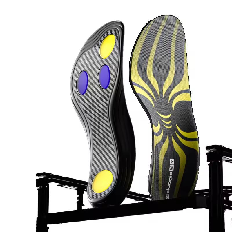 เต็มฝ่ามือคาร์บอนแผ่นรองเท้า Insoles สี่จุด Gel บาสเกตบอลกีฬาไปข้างหน้าเด้งช่วยชลประทาน Dunk