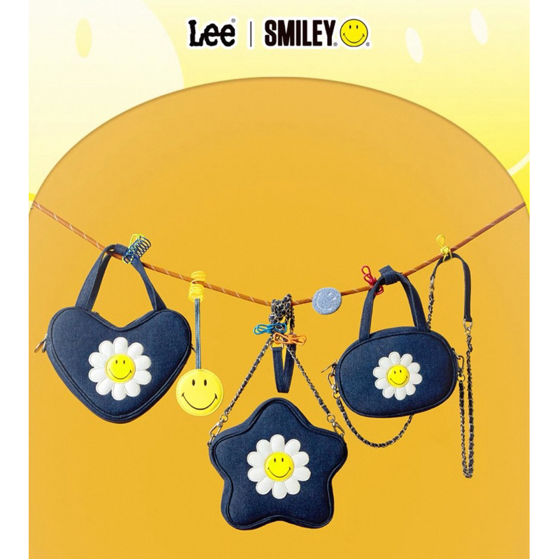 (พรี) กระเป๋า LEE x Smiley ยีนส์ (ของแท้100%❣️)