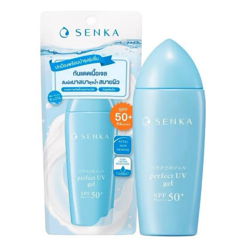 east แท้ เรทหิ้ว Senka perfect uv gel 50 pa++++ กันแดดเซนกะ เนื้อเจล บางเบา สบายผิว🇯🇵