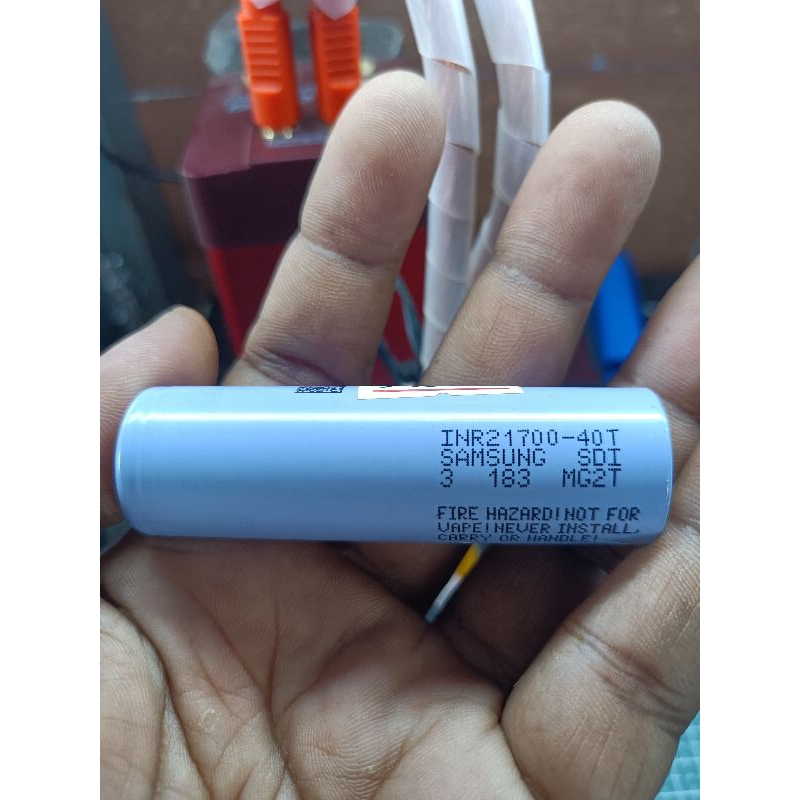 INR 21700 40T SAMSUNG 3.7v ผ่านเทสหาความจุแล้ว 3500-4000 mAh
