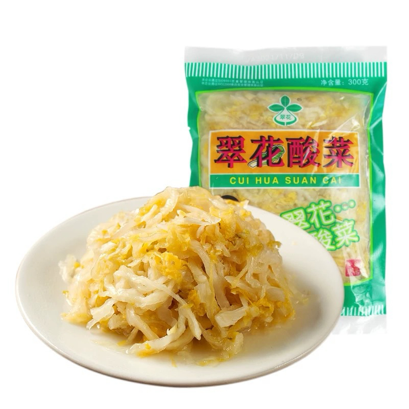 [ผักดอง] ผักกาดขาวดอง（ 翠花酸菜 ) ขนาด 300g 👉🏻พร้อมส่งจากไทย ประกอบอาหารได้หลากหลาย ผัดหมู ทำเป็นไส้เกี้ยว ต้มปลา ผักดอง