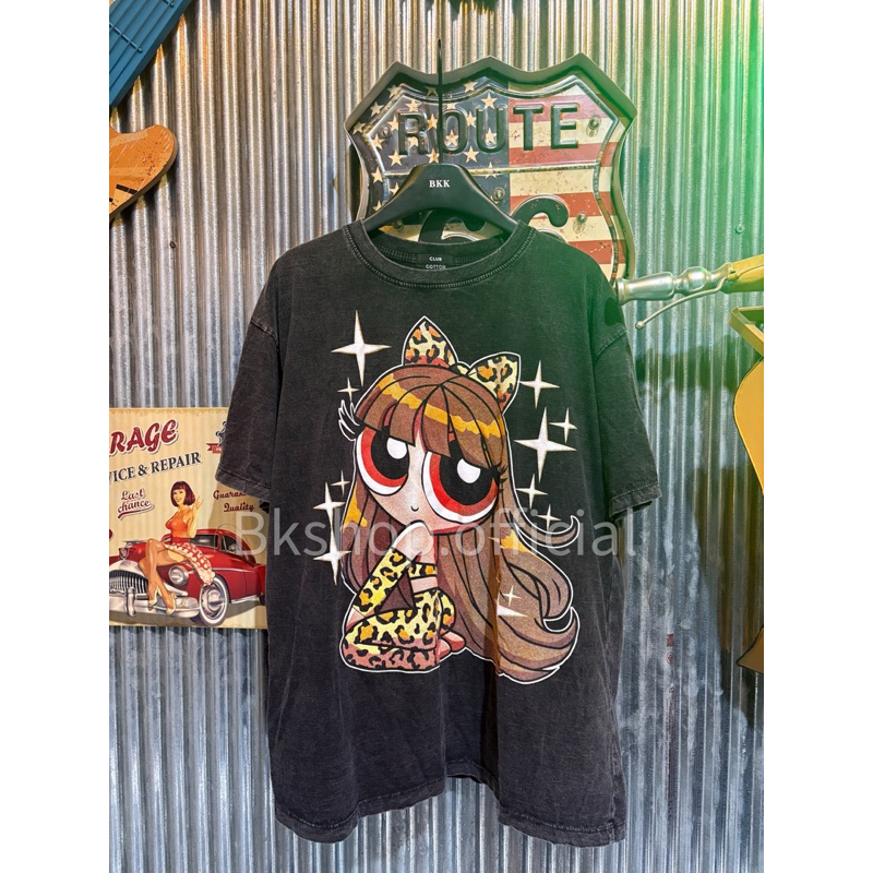 เสื้อยืด ผ้าฟอก ลาย Blossom | BK.shop🌈