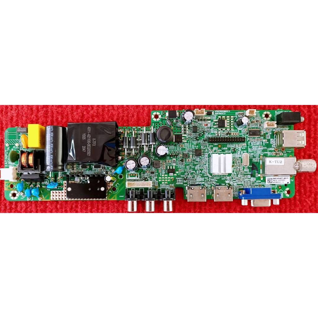 เมนบอร์ดทีวี  SHARP  รุ่น  2T-C40DC1X พาสบอร์ด V56/3553M2C1