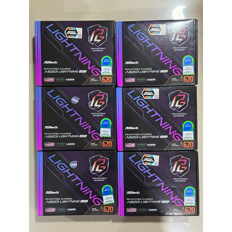เมนบอร์ด A620I ITX ASROCK PHANTOM GAMING WIFI มือ 1  ประกันศูนย์ไทย (มีของพร้อมส่ง)
