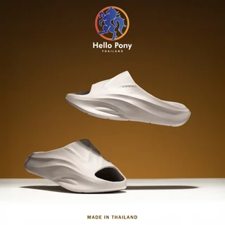 Hello Pony รองเท้าแตะแบบสวมรองเท้าผู้ชาย EVA นุ่ม เบา กันน้ำ กันลื่น ใส่สบาย Size 40-45 รุ่น MHM4009
