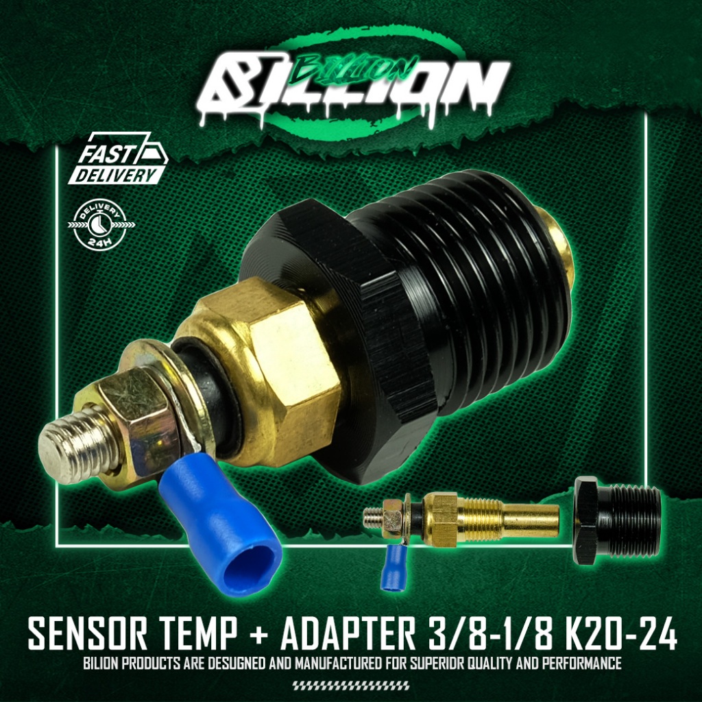 Billion Sensor Temp + Adapter 3/8-1/8 Honda K20-24