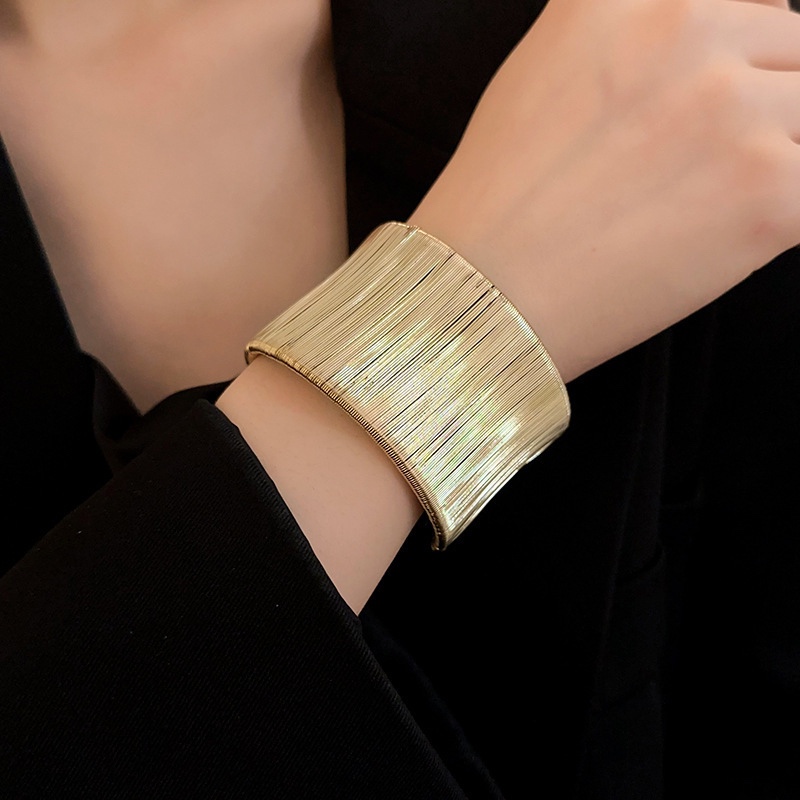 Fabufabu Wrist Wrap Wide Arm Cuff Bracelet
