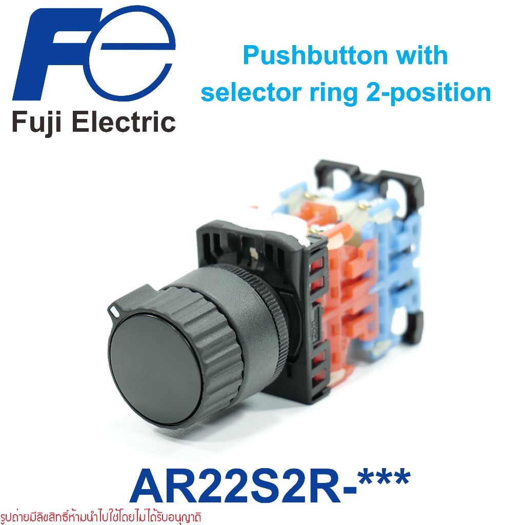 AR22S2R FUJI Pushbutton with selector ring AR22S2R-22G AR22S2R-22R  AR22S2R-22B AR22S2R-22W
